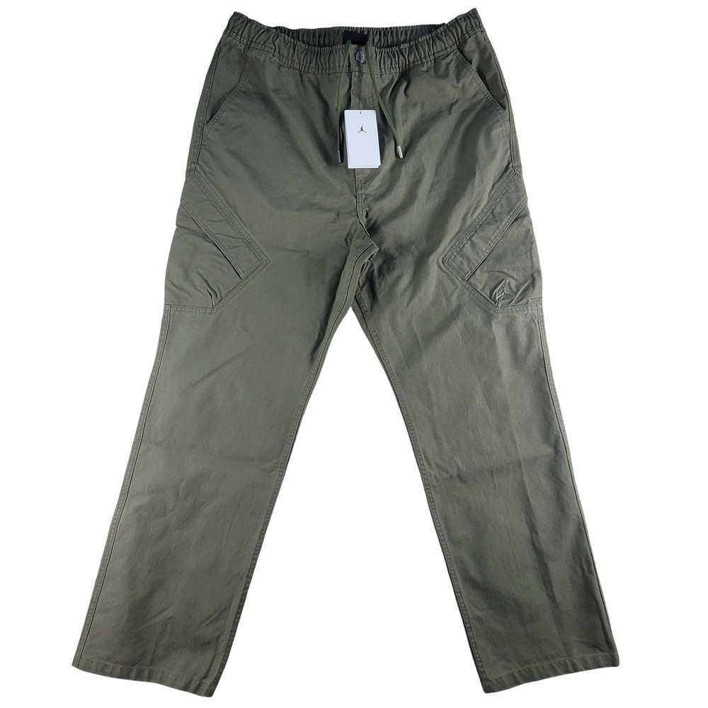 Jordan Cargo Pants Mens XL Olive Green NWT Essentials Canvas FV7255-222